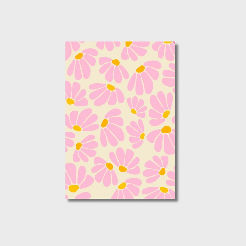 POSTKARTE “BLUMENMUSTER GROSS“