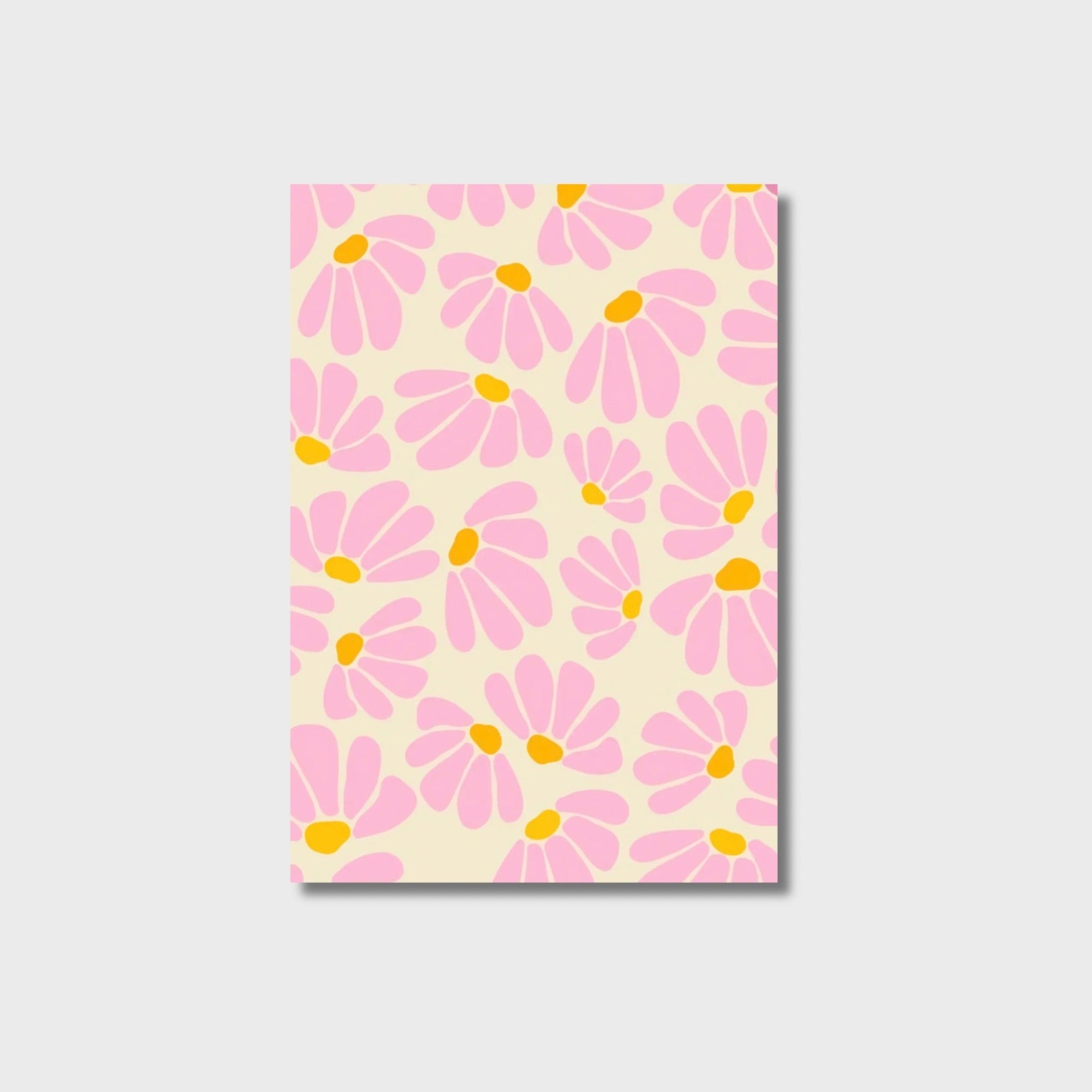 POSTKARTE “BLUMENMUSTER GROSS“