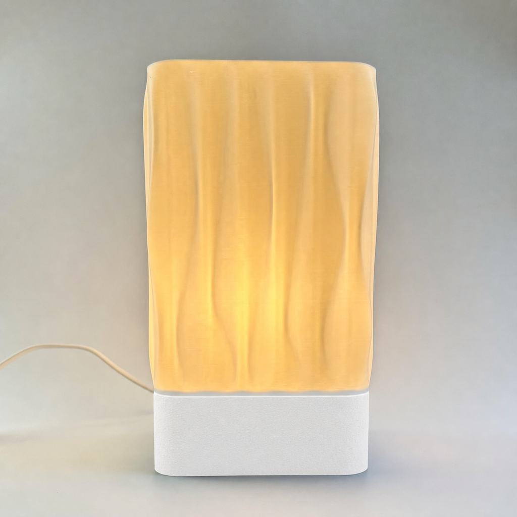 Liora Test Lampe – Unterteil Basic Jade White, Standard Warmweiss